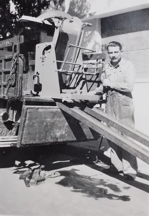 Foto de archivo de Calderas Santero, 1935